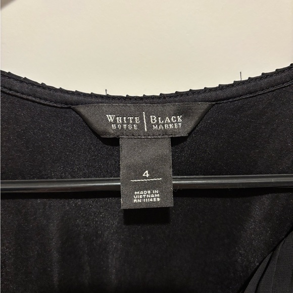 NWOT - White House Black Market Ruffle Wrap Dress - Picture 6 of 6